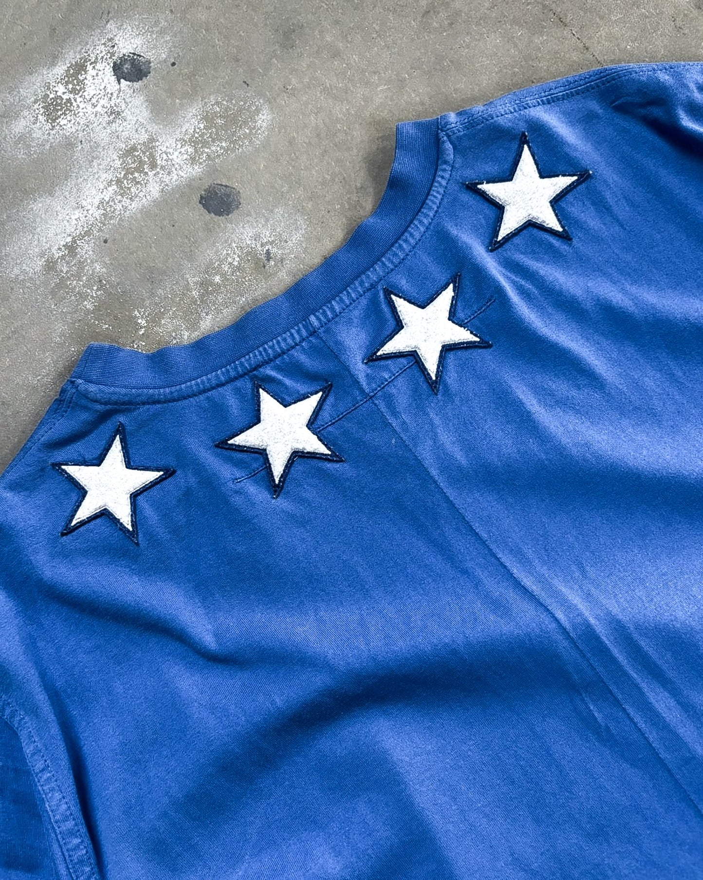 S/S18 BLUE STAR COLLAR TSHIRT