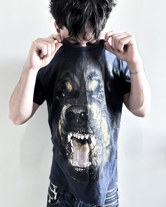 F/W16 NAVY ROTTWEILER T-SHIRT