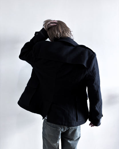 F/W04 WOOL PEACOAT OFFICER JACKET