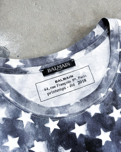 S/S18 DISTRESSED AMERICAN FLAG T-SHIRT