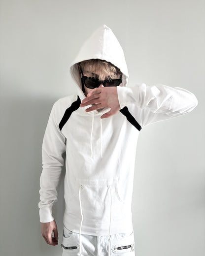 A/W06 “THESE GREY DAYS” WHITE EYELET HOODIE