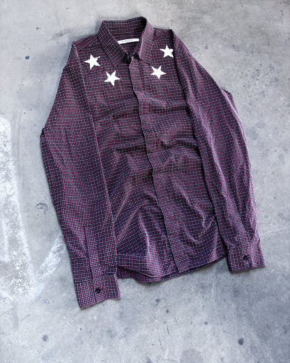 RED STAR CHECKED FLANNEL