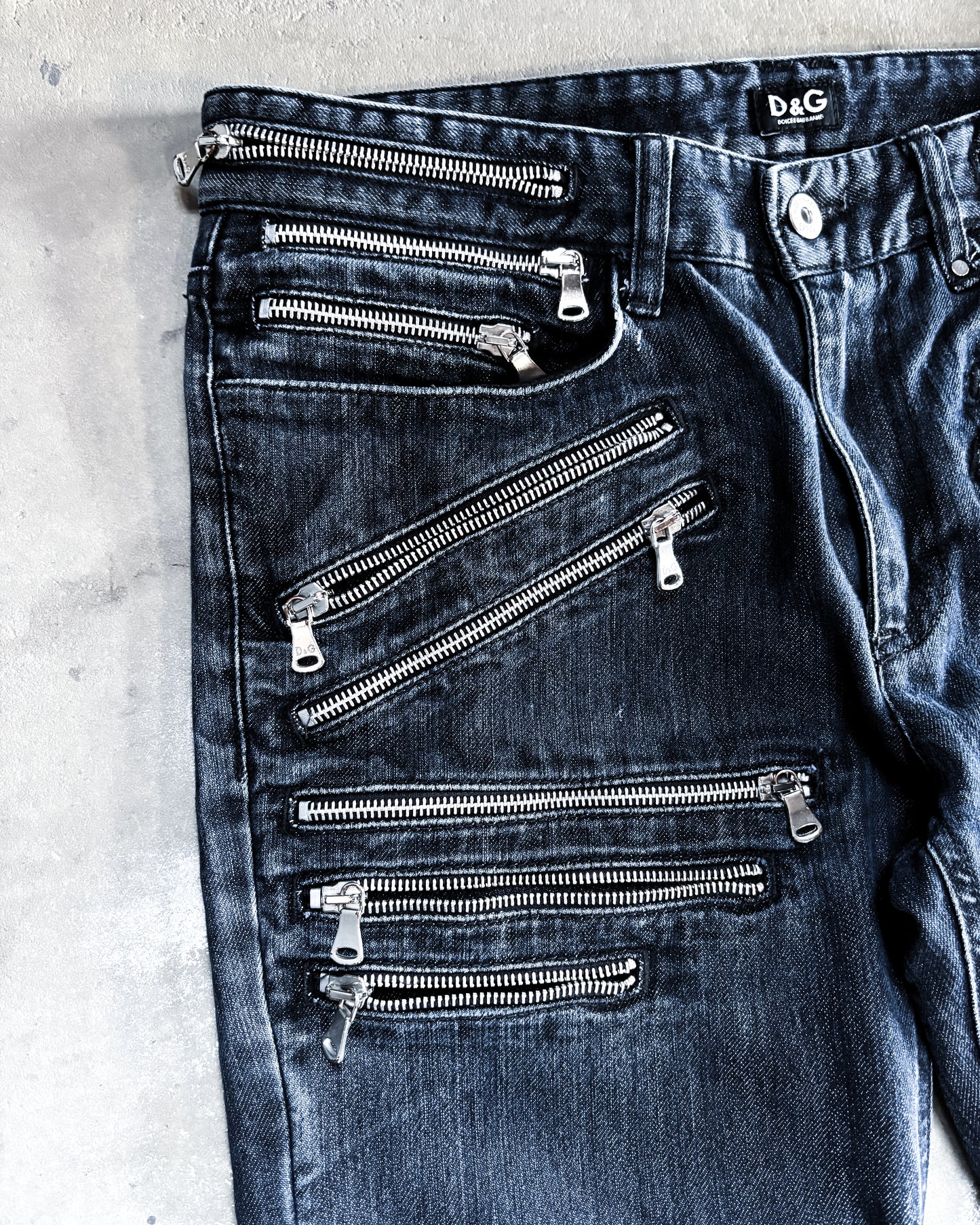 S/S08 MULTI ZIP DENIM