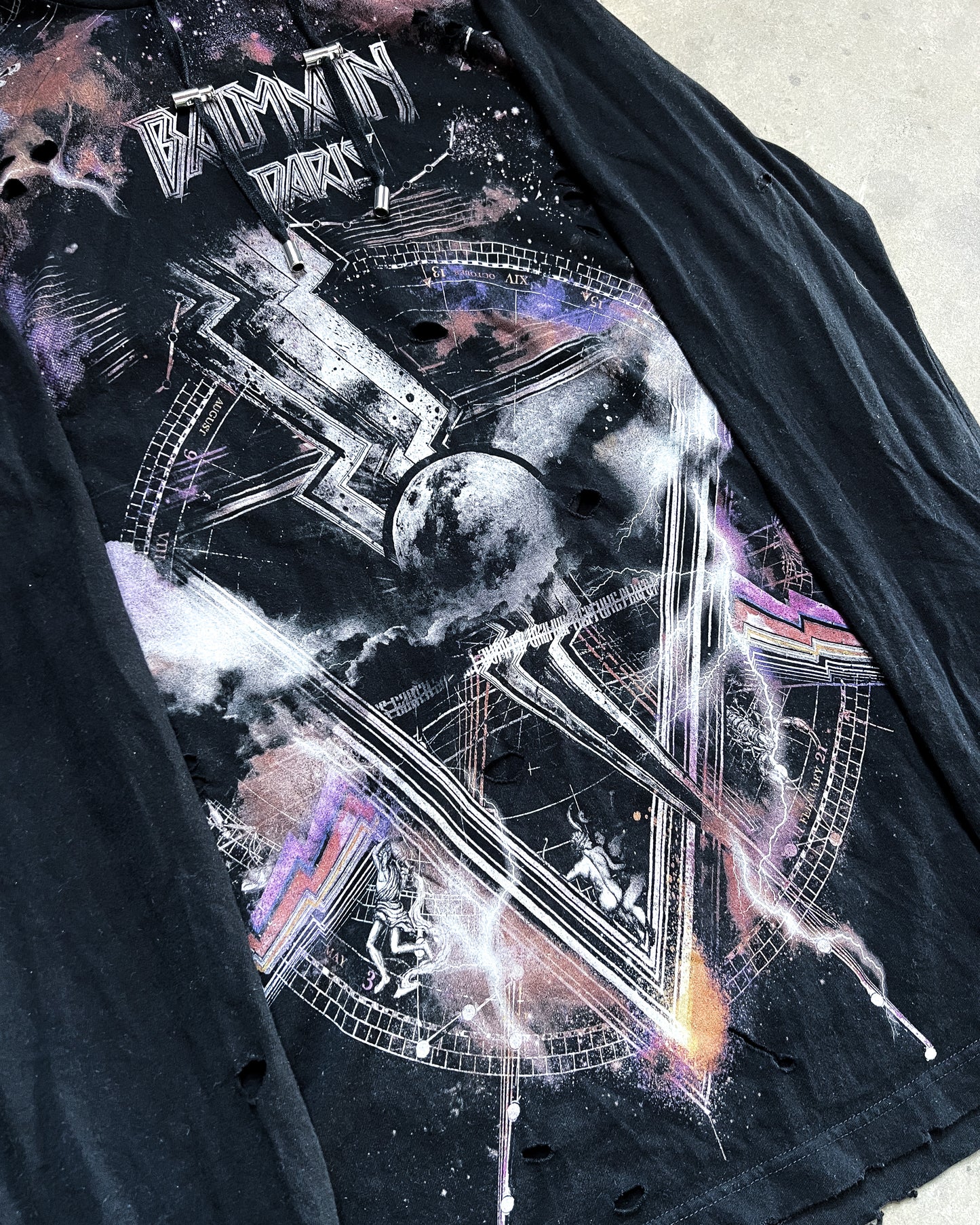 A/W18 DISTRESSED GALAXY HOODIE