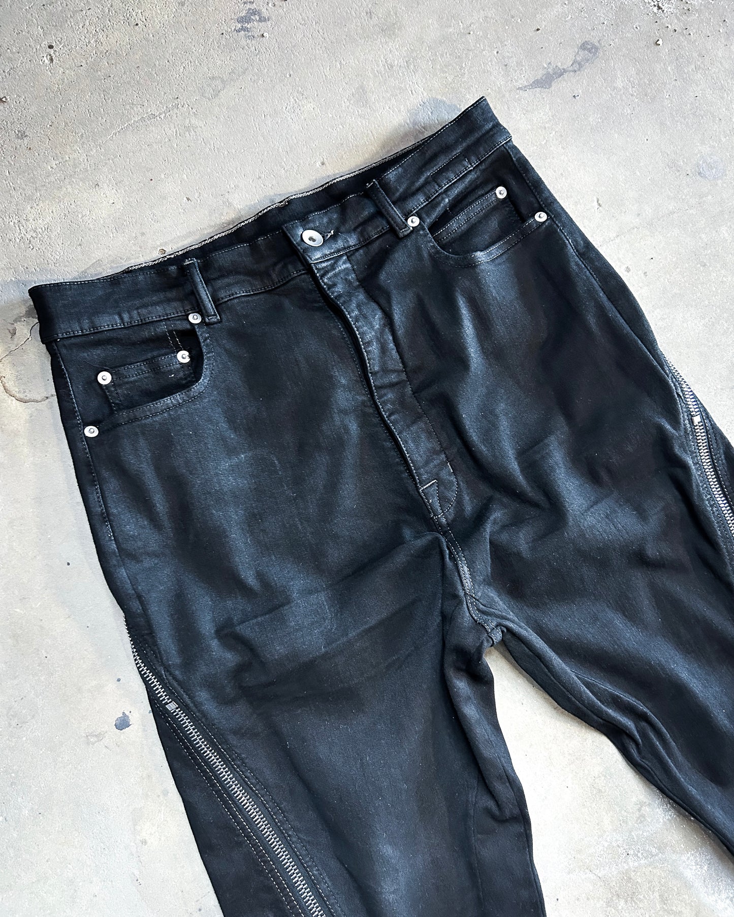 WAXED BOLAN BANANA DENIM