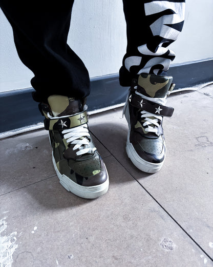 GREEN CAMO TYSON MID TOPS