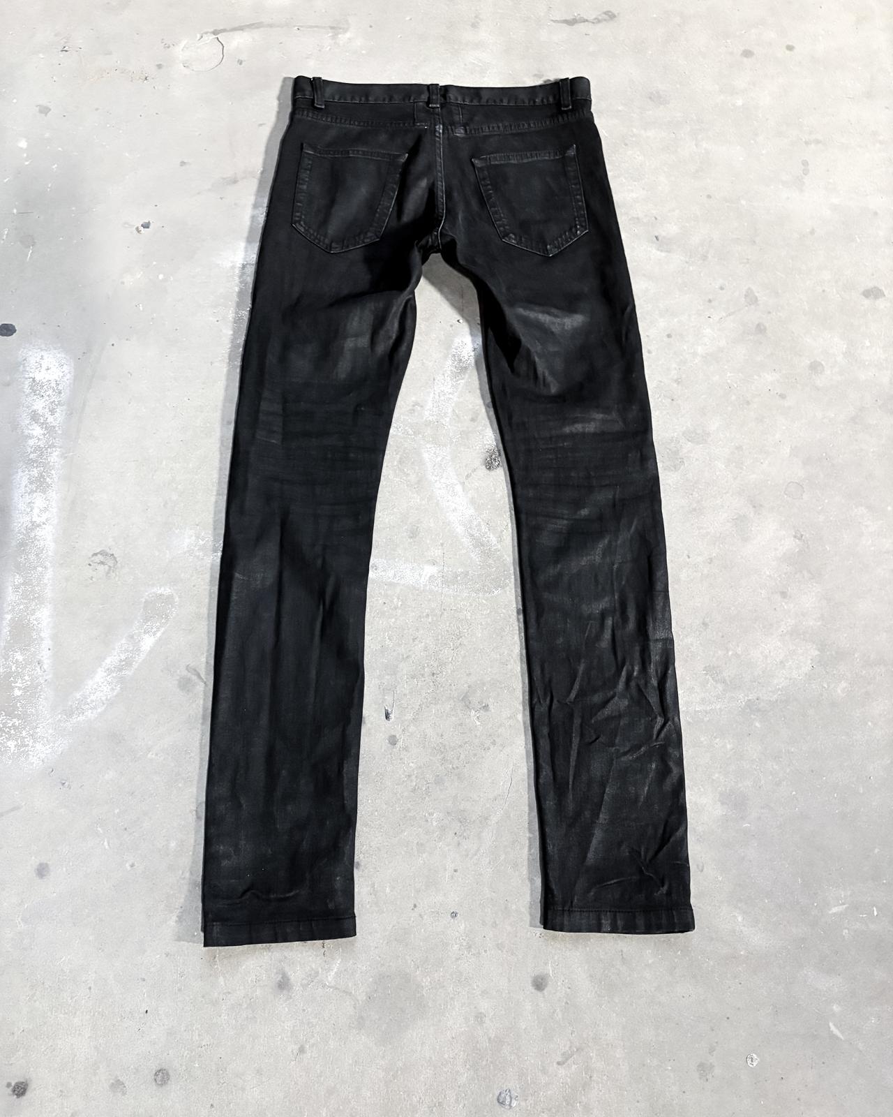 A/W12 WAXED SLIM DENIM