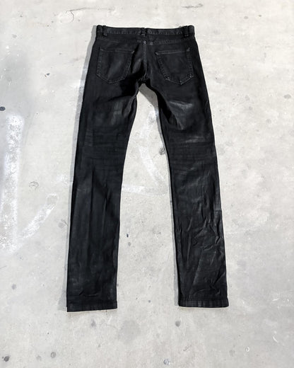 A/W12 WAXED SLIM DENIM
