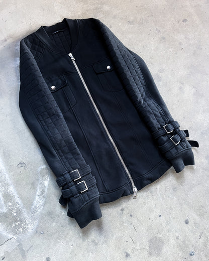 S/S14 BELTED CUFF BIKER JACKET