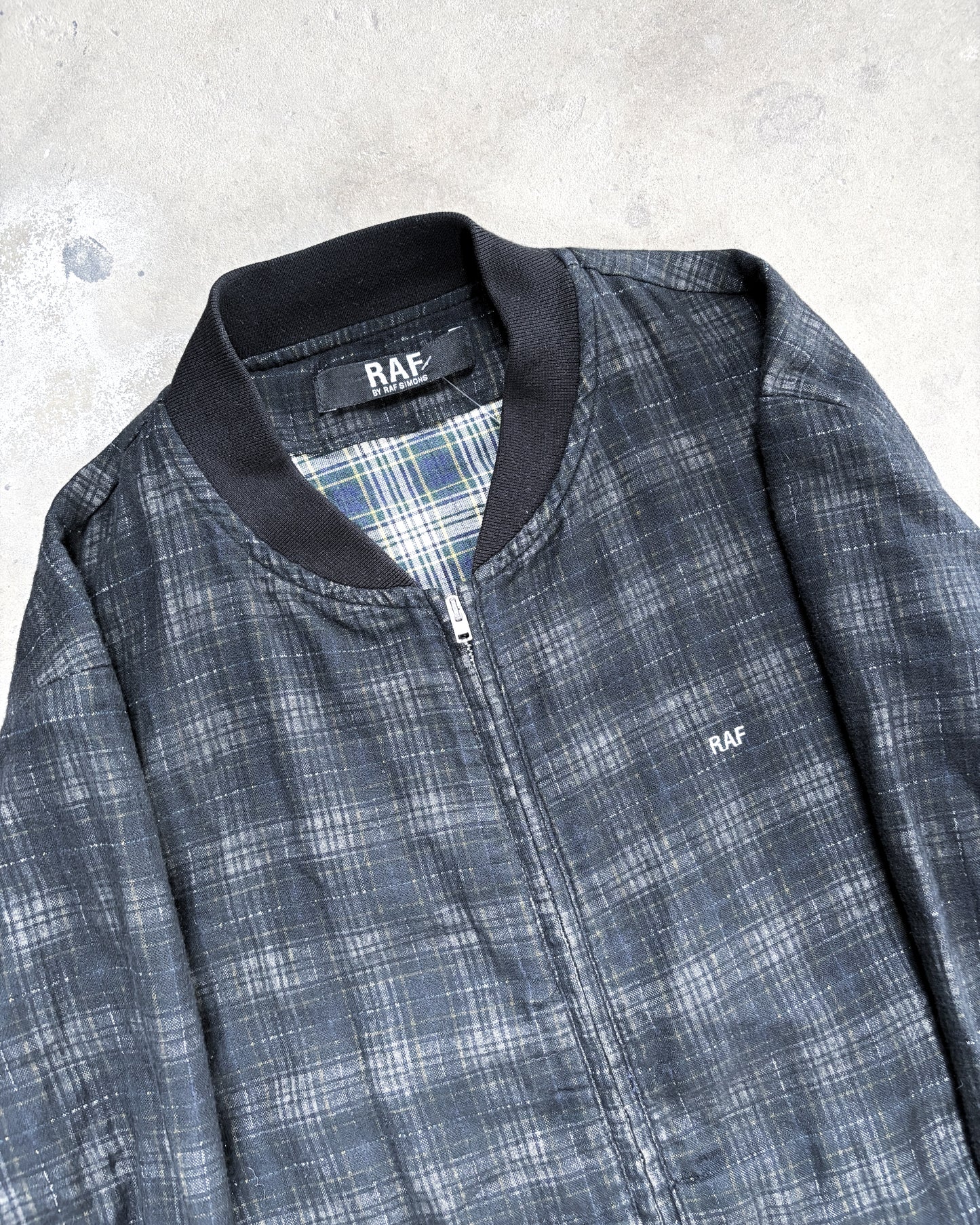 S/S05 PLAID DOUBLE LAYER BOMBER