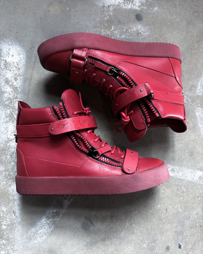 F/W15 RED COBY MATT HIGH-TOP