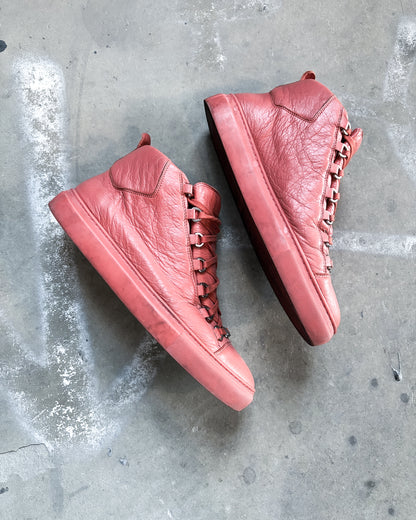 RED LEATHER ARENA HIGH