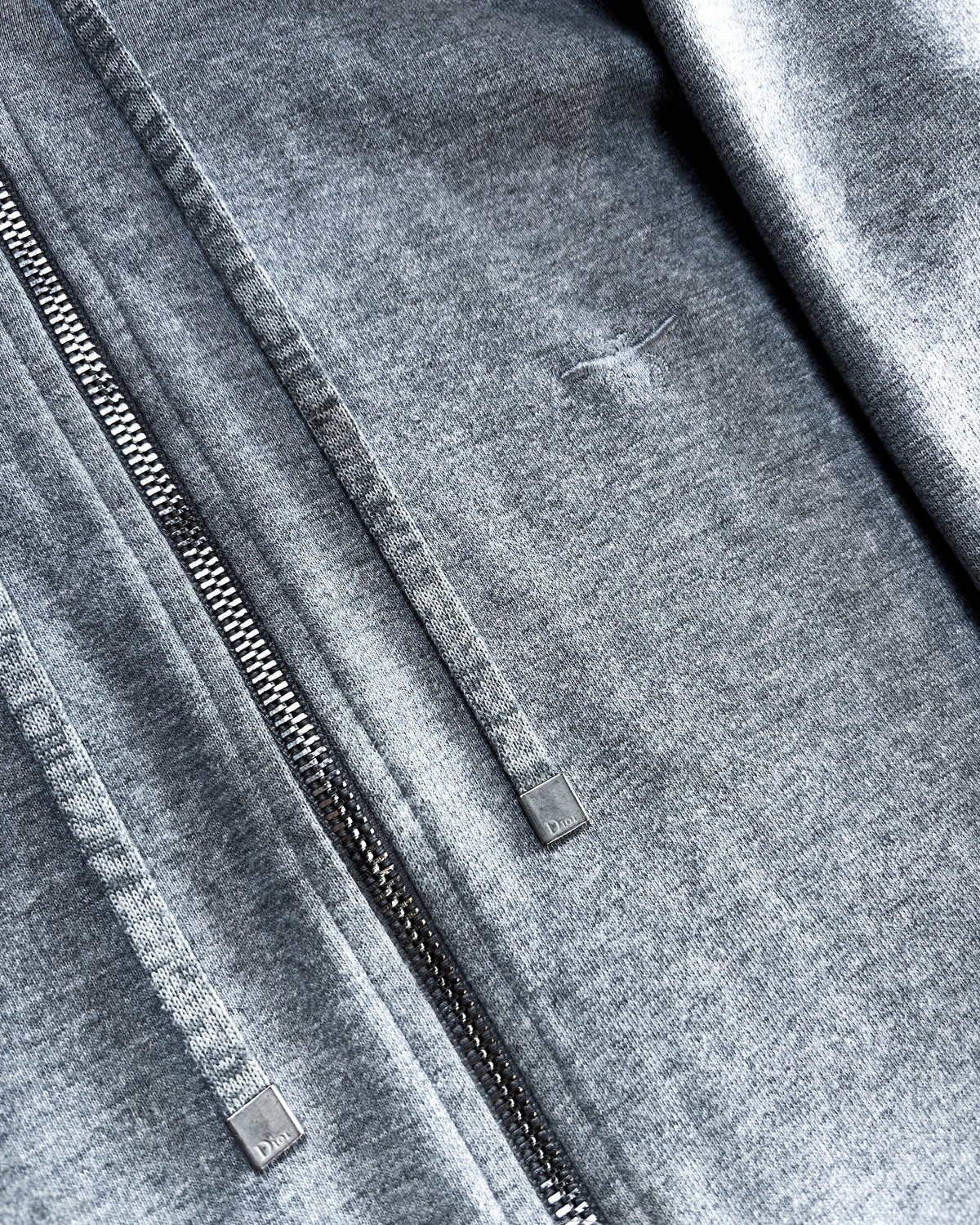 S/S11 GREY HYBRID ZIP UP