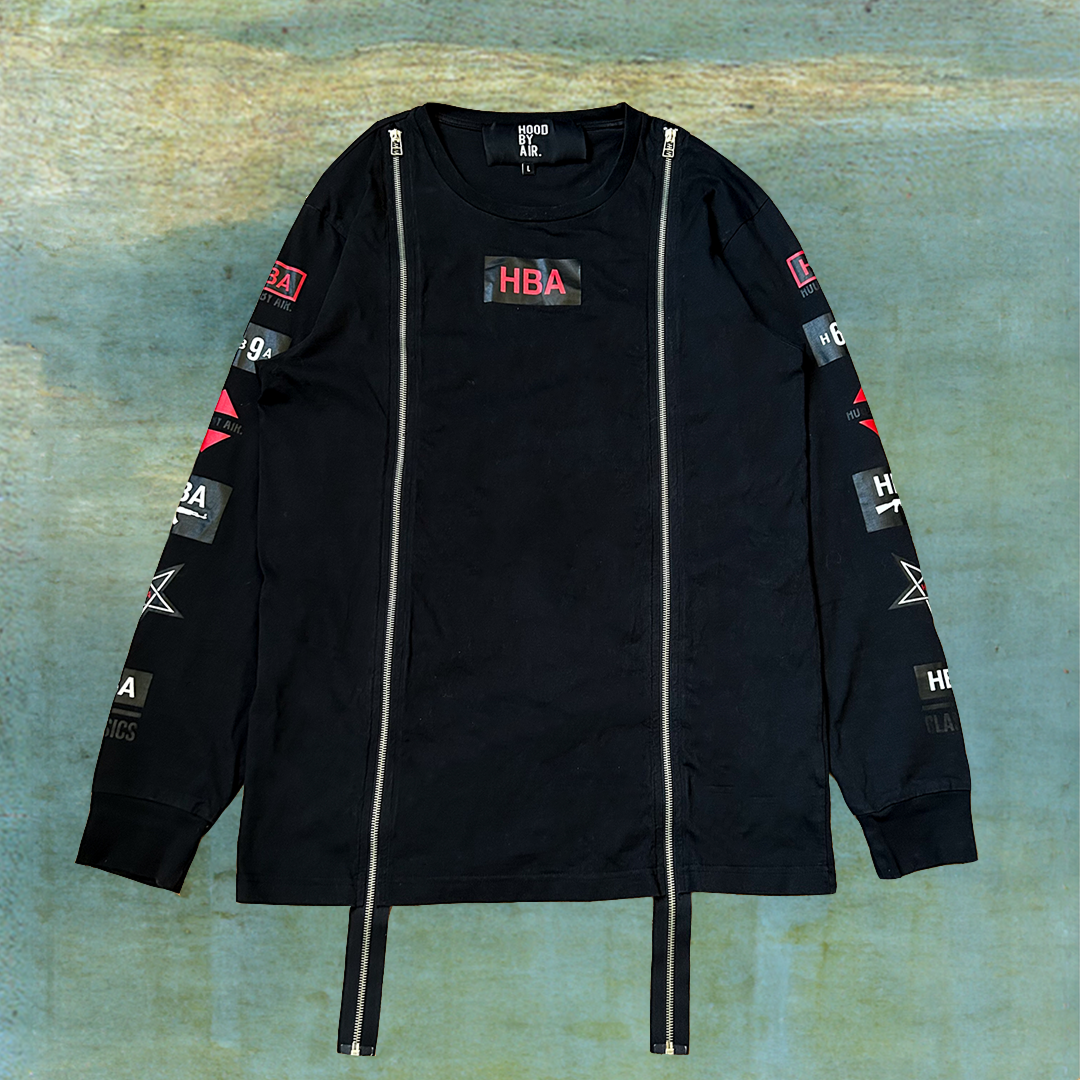 BLACK HOOD BY AIR LONGSLEEVE