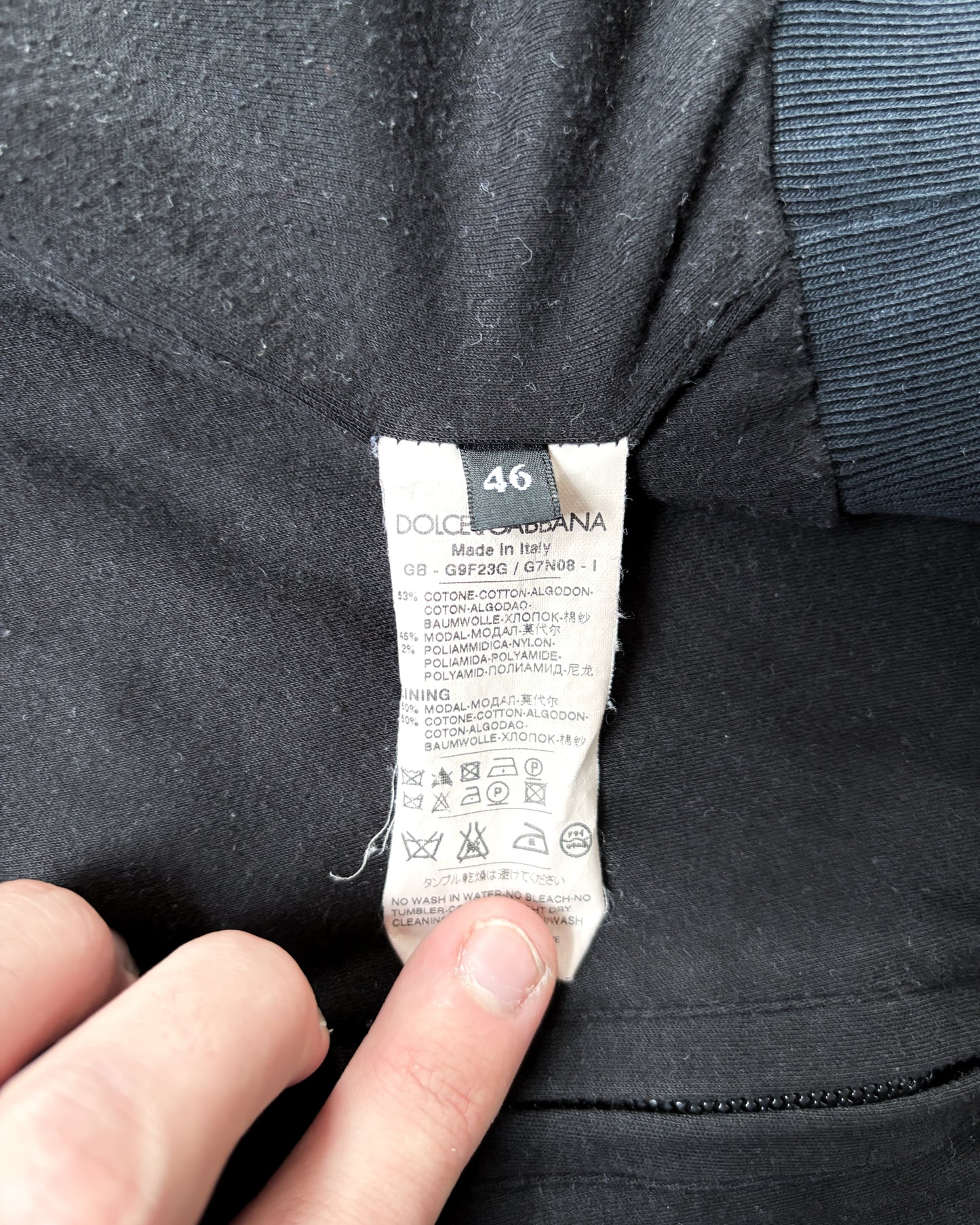 2010’s D&G GYM ZIP TRACK JACKET