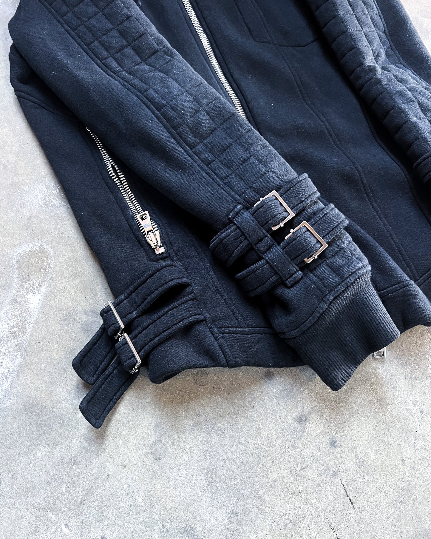 S/S14 BELTED CUFF BIKER JACKET