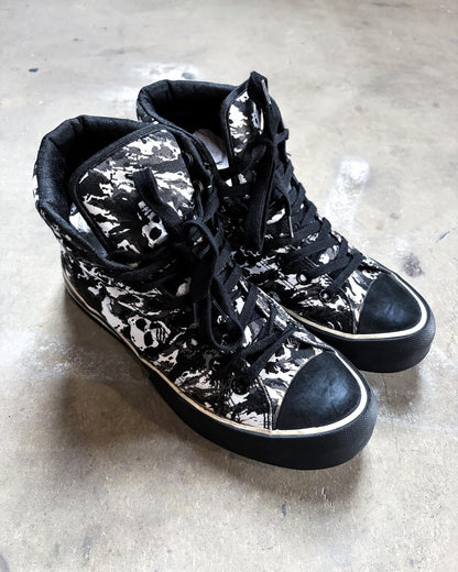 S/S01 SKULL CAMO HIGH TOP