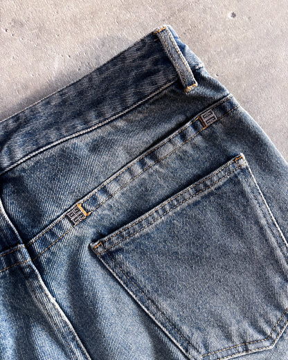 S/S24 FLARED 4G CHAIN DENIM