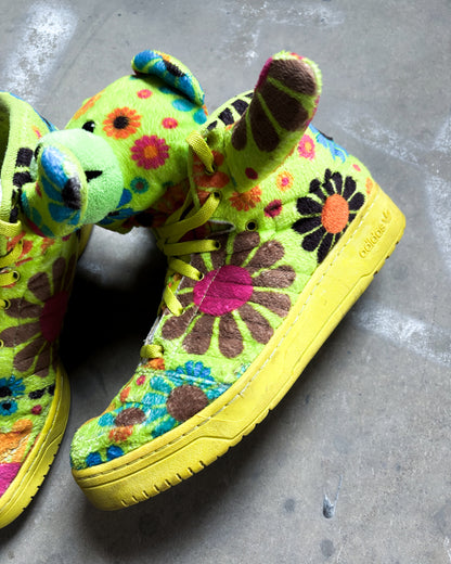 F/W12 JS BEAR ‘FLOWER POWER’ HIGH TOPS