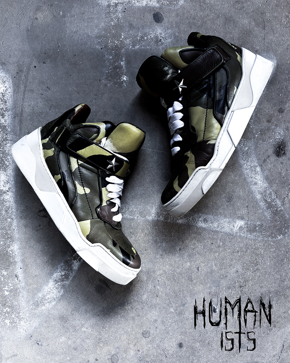 GREEN CAMO TYSON MID TOPS