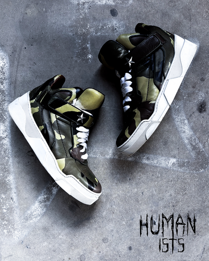 GREEN CAMO TYSON MID TOPS