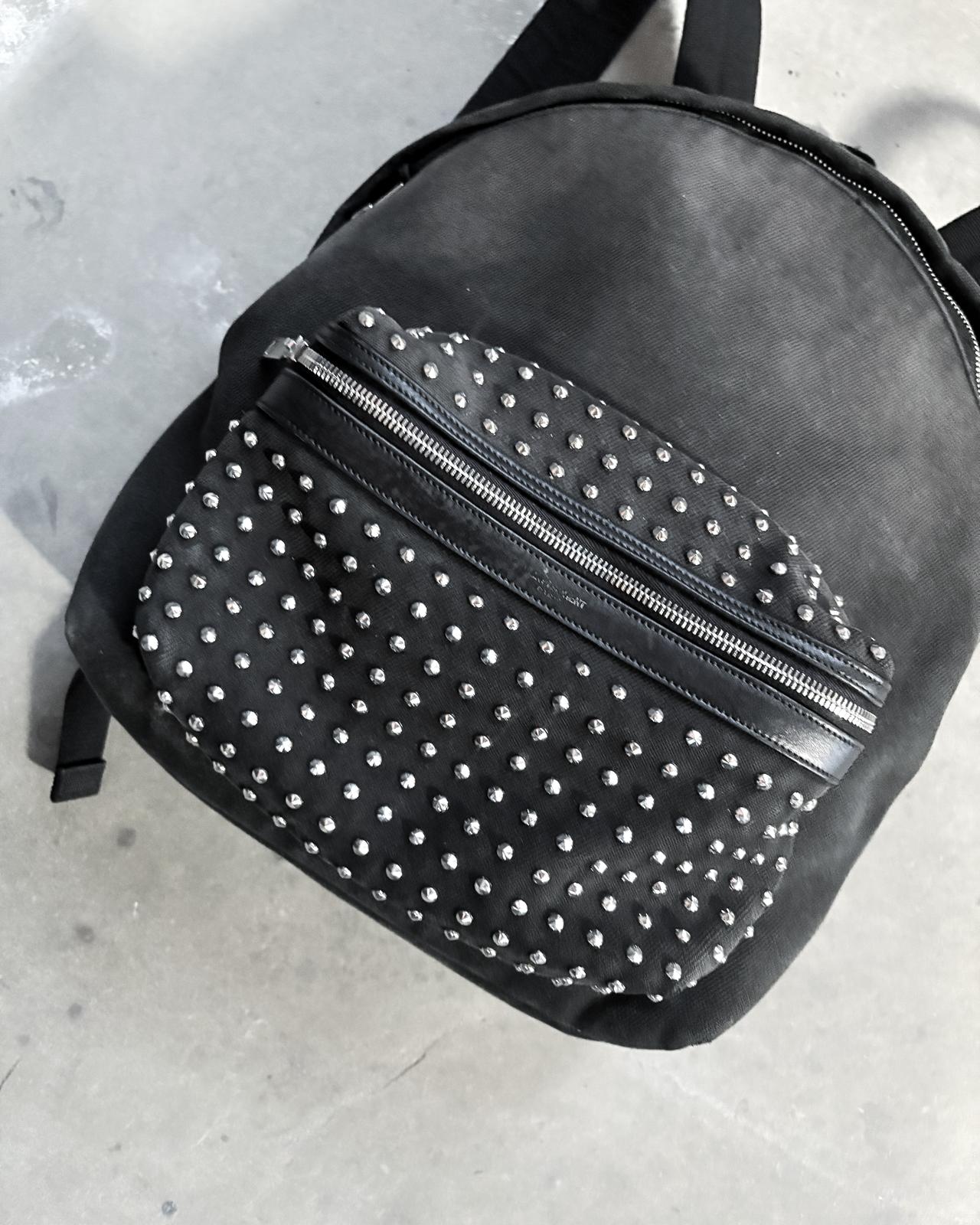 S/S14 STUDDED CANVAS CITY BAG