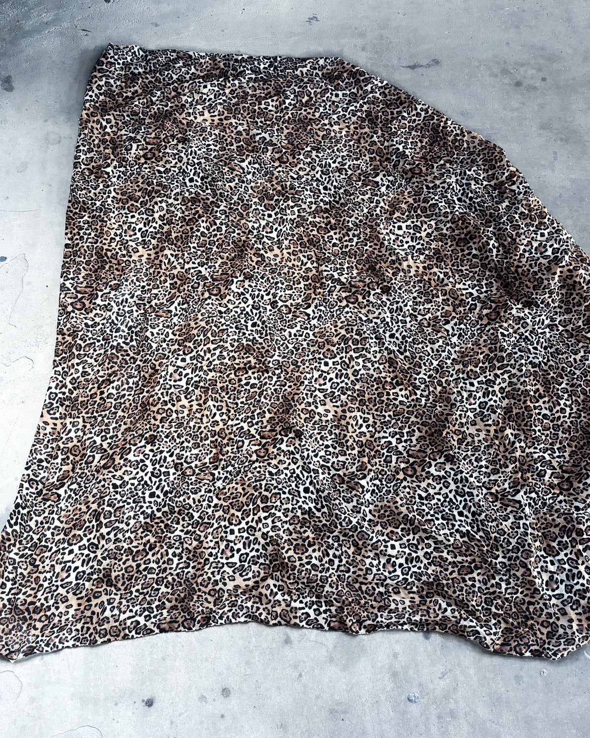 S/S16 LEOPARD WOOL SCARF