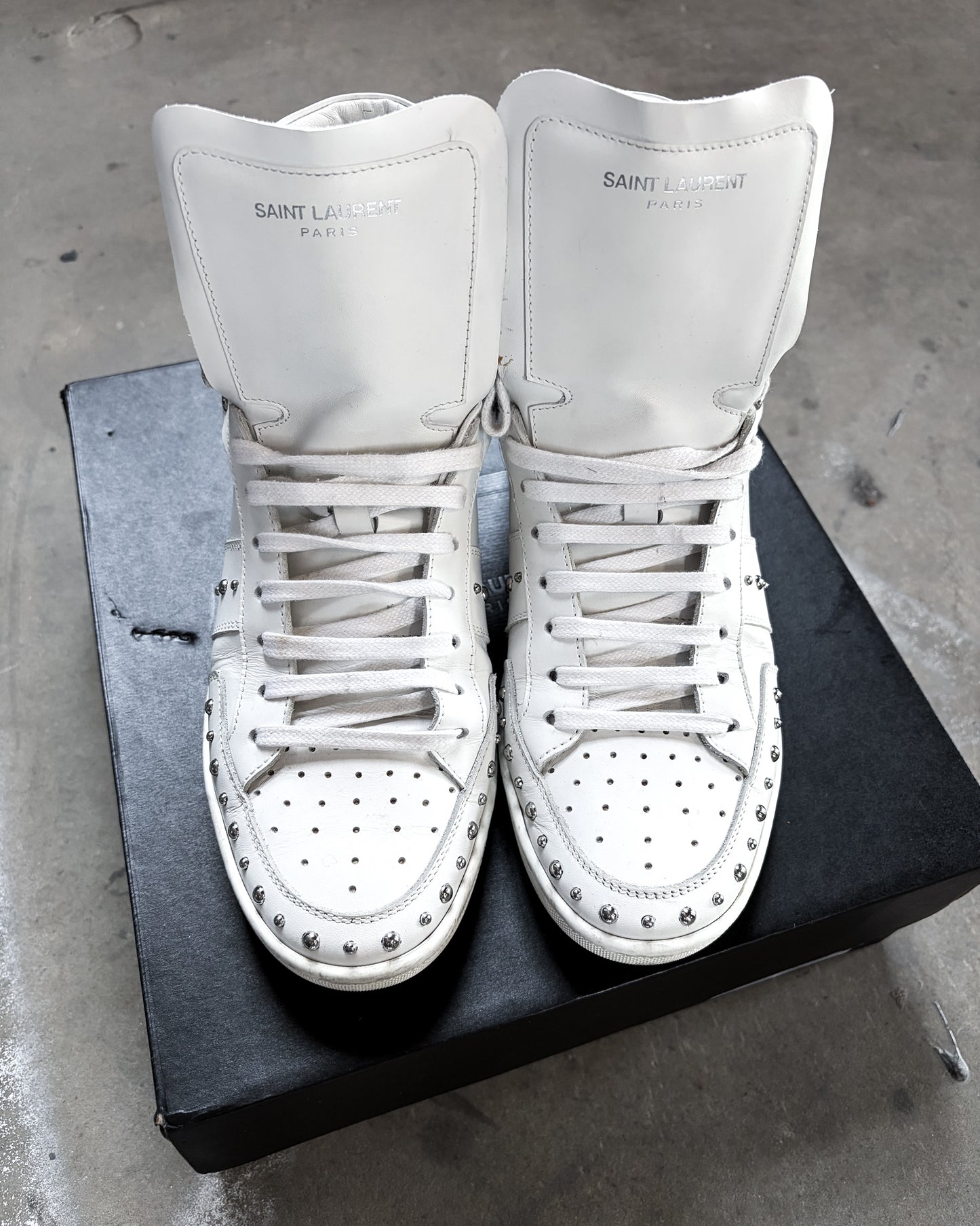 F/W15 22H CHAIN STUDDED “WOLLY” HIGH TOP