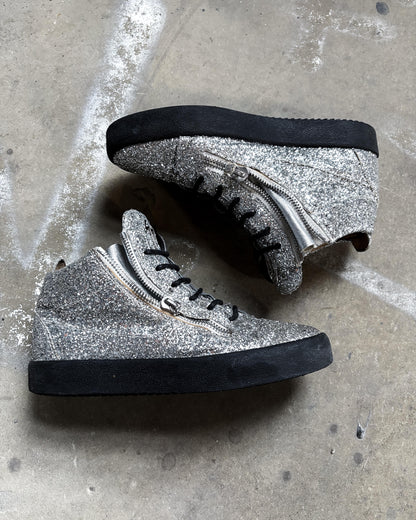 SILVER GLITTER KRISS HIGH TOP