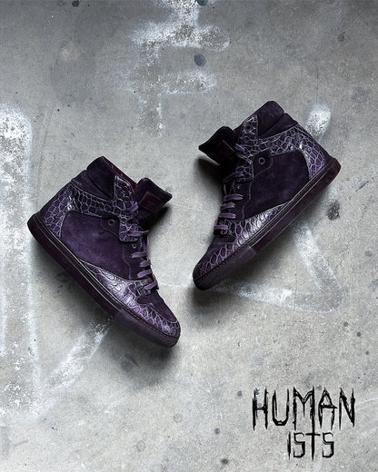 PURPLE CROC HIGH TOPS