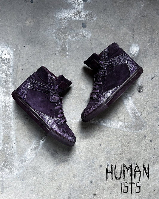 PURPLE CROC HIGH TOPS