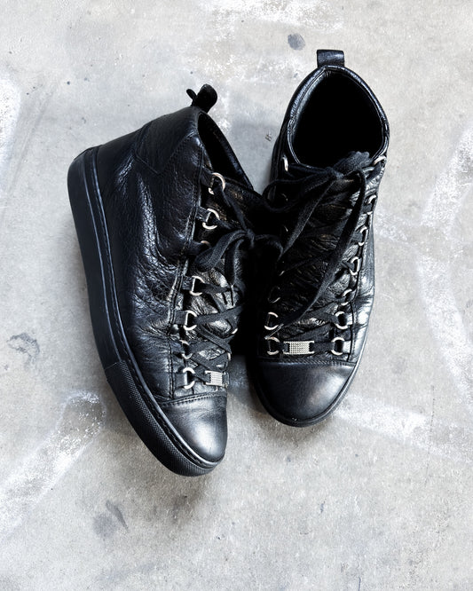 BLACK LEATHER ARENA HIGH