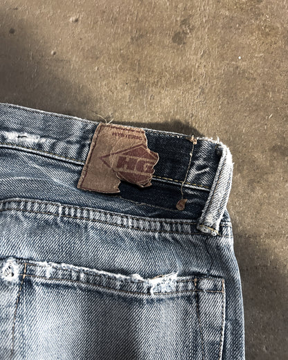 THRASHED HYSTERIC GLAMOUR DENIM