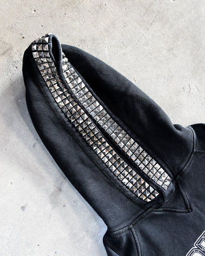 A/W05 STUDDED LOGO HOODIE