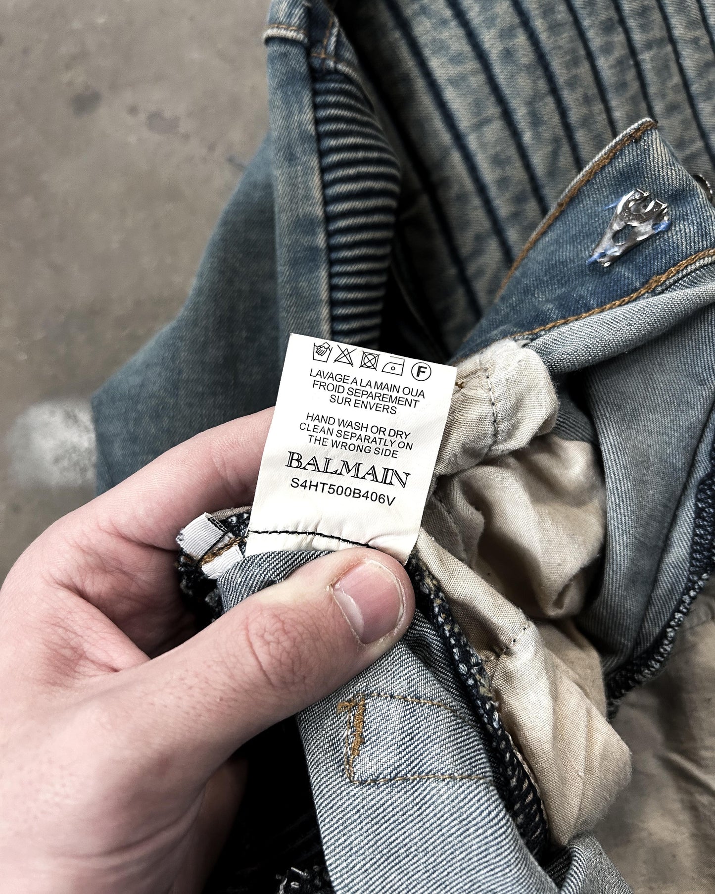 S/S14 REINFORCED BIKER DENIM