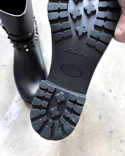 RHINESTONE SKULL STREETLIFE BOOTS