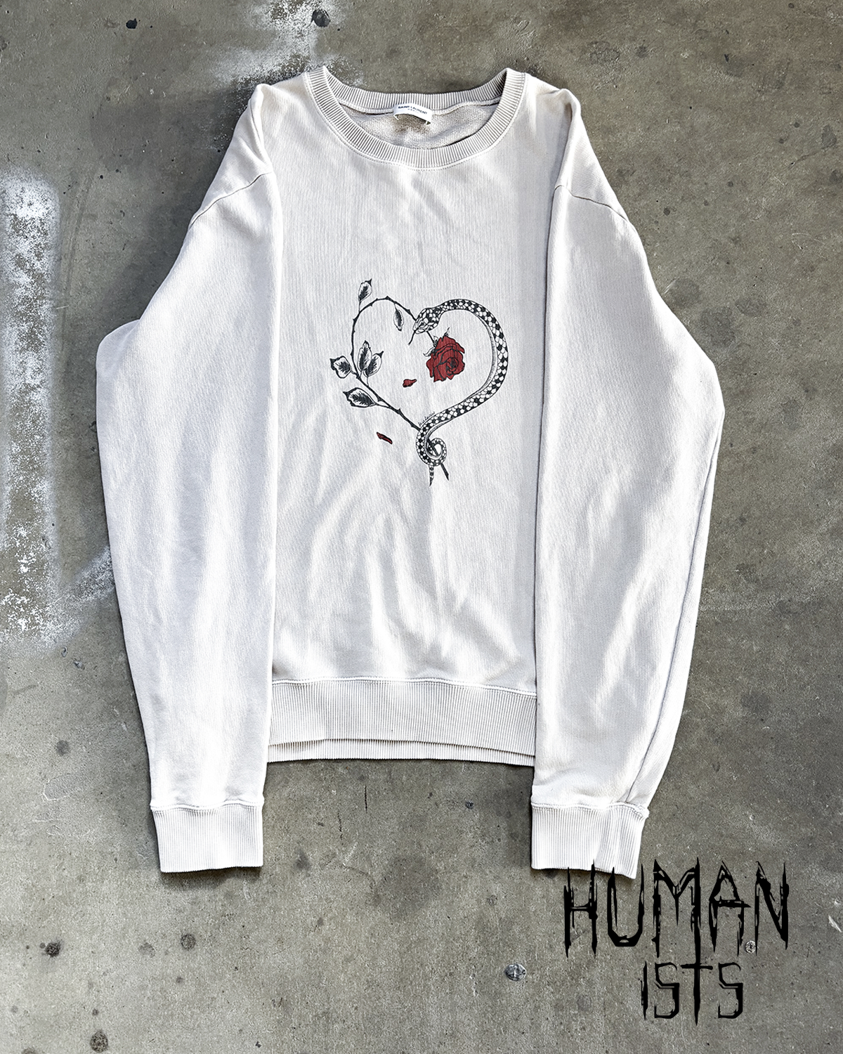 F/W18 SNAKE HEART CREWNECK