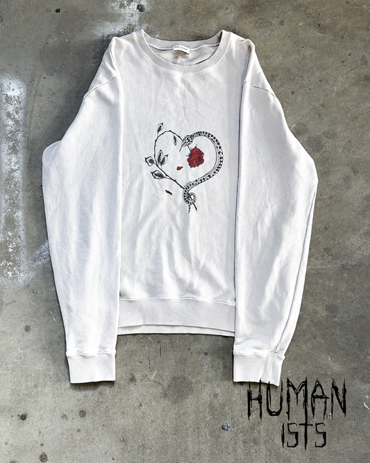 F/W18 SNAKE HEART CREWNECK