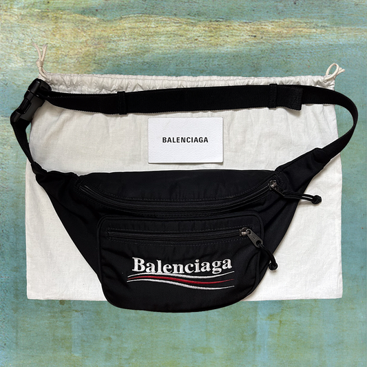 POLITICAL LOGO EXPLORER BELT BAG