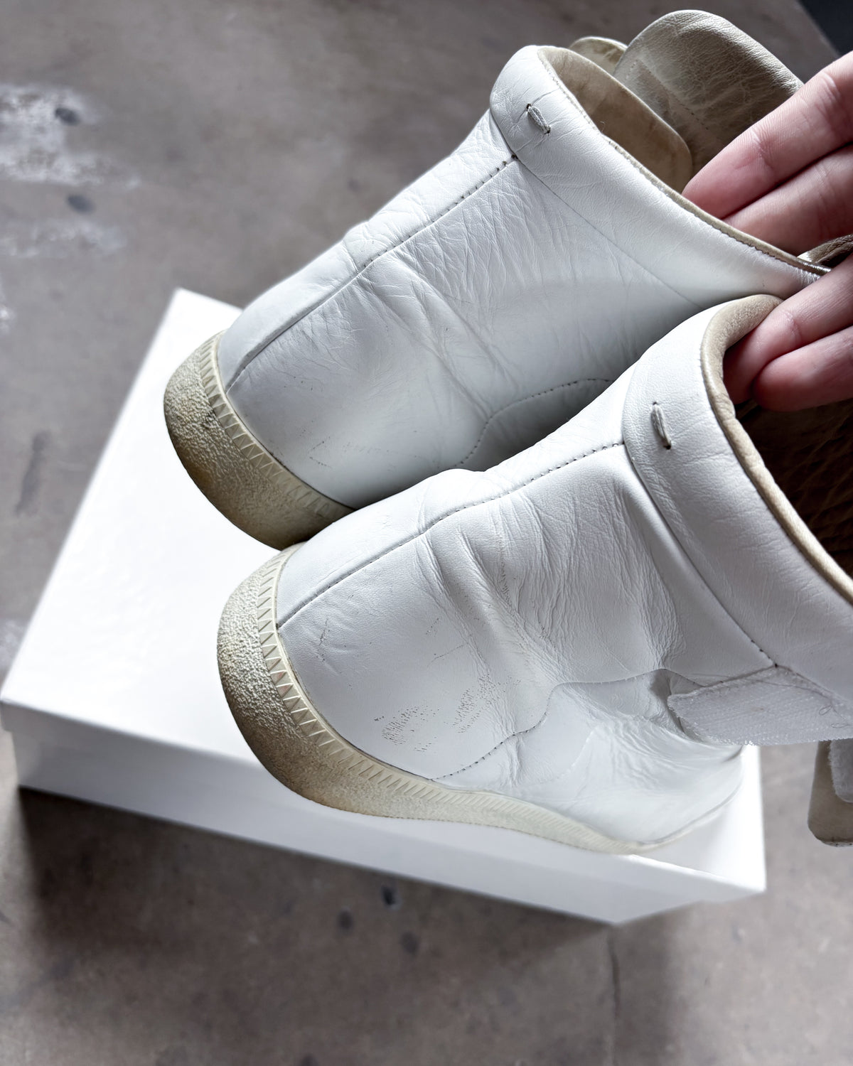 S/S15 WHITE FUTURE HIGH TOP