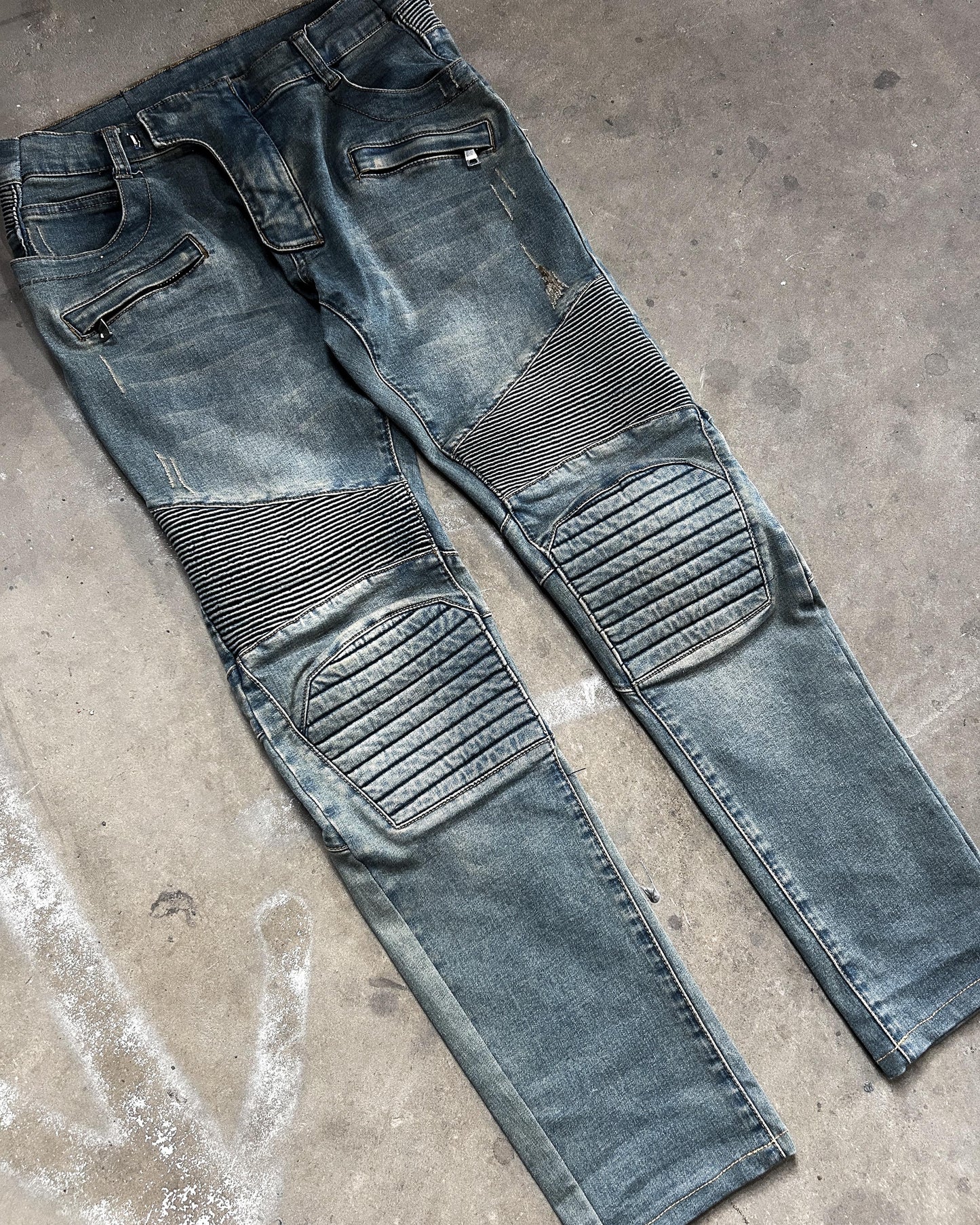 S/S14 REINFORCED BIKER DENIM