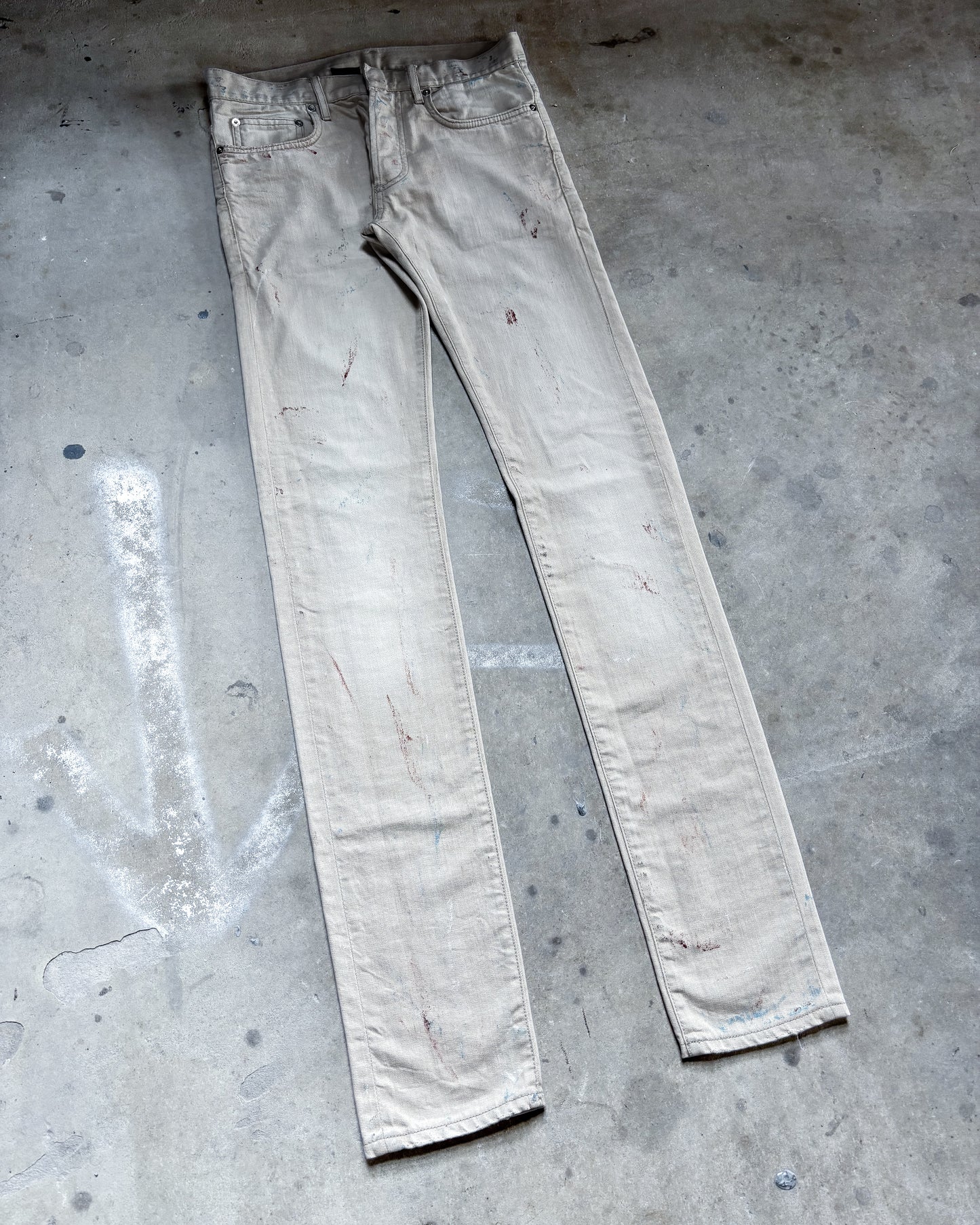 S/S10 BEIGE ‘WILDCAT’ DENIM