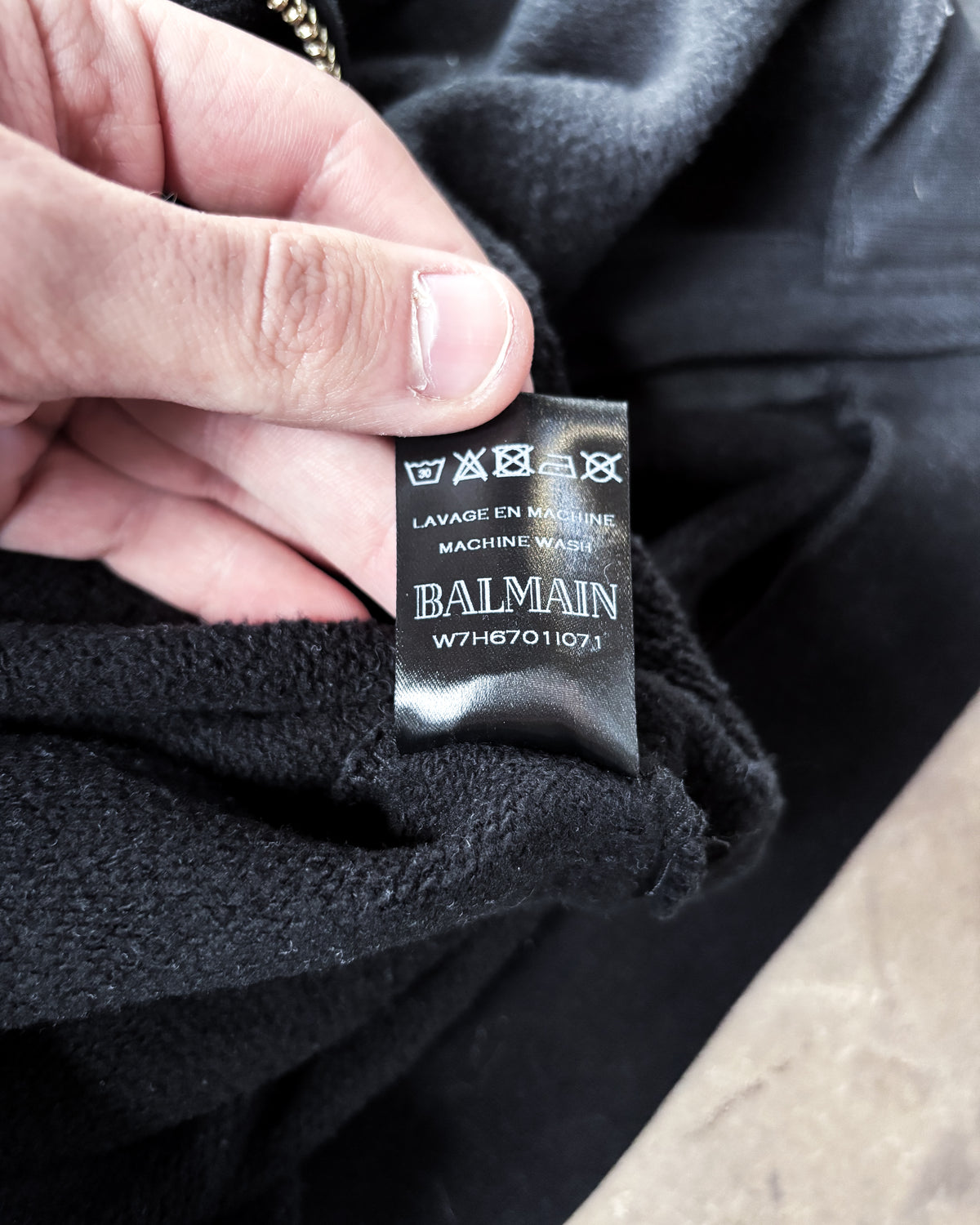 F/W17 PANTHER ZIP SWEATER