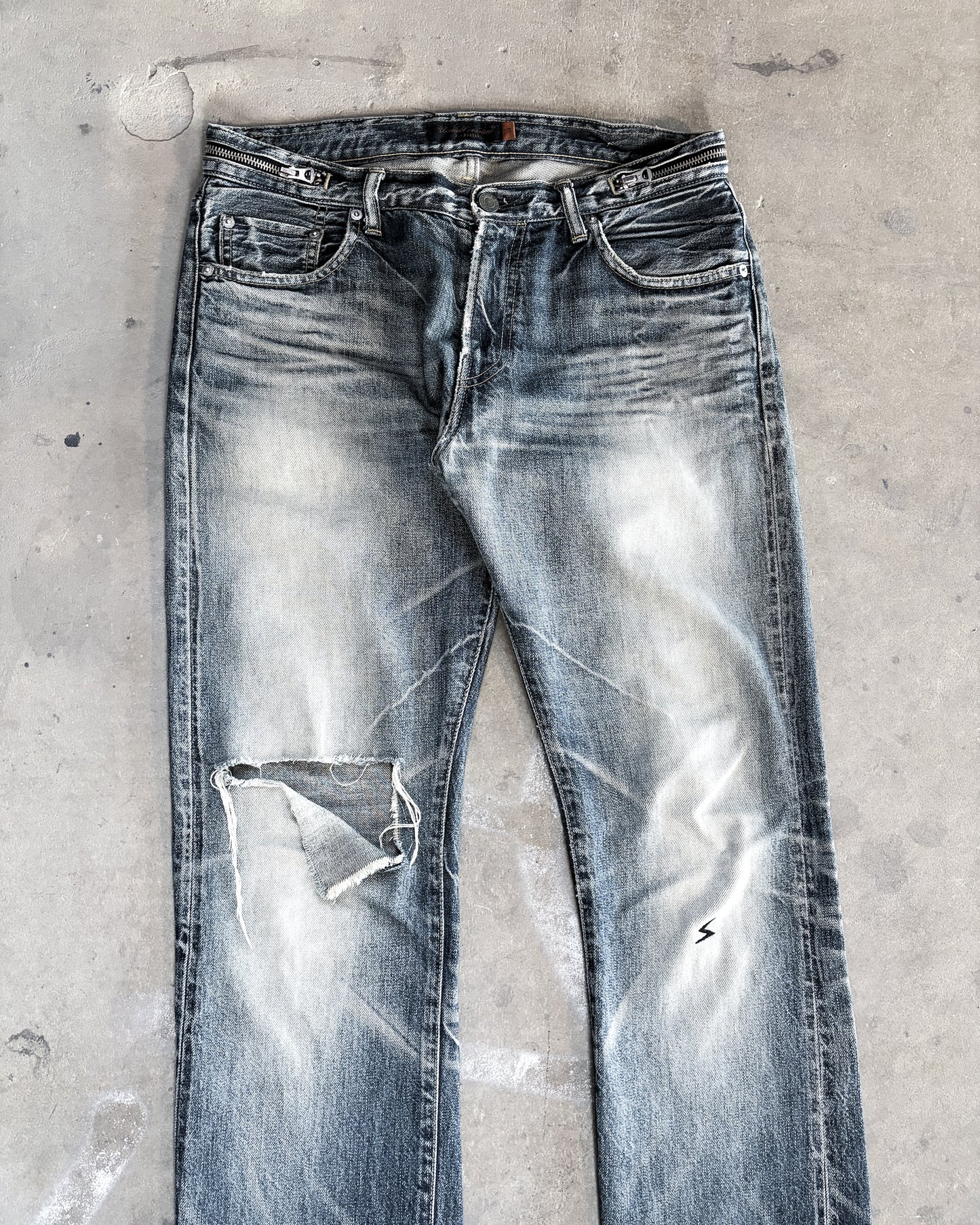S/S07 CHAOS ZIPPER DENIM