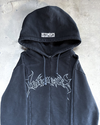 S/S16 RECONSTRUCTED METAL HOODIE