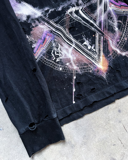 A/W18 DISTRESSED GALAXY HOODIE