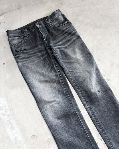 A/W05 ‘ARTS AND CRAFTS’ SKULL BORO DENIM