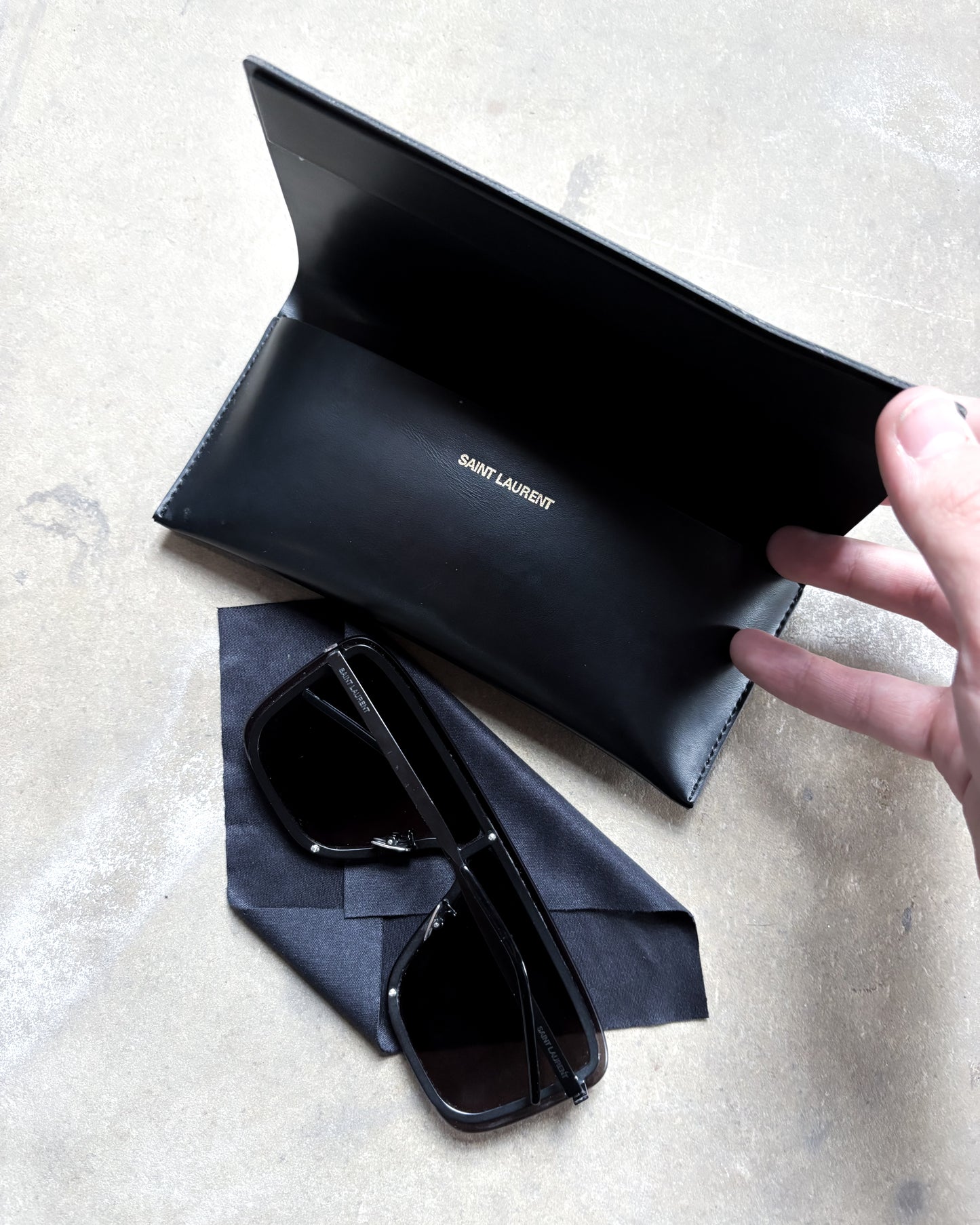F/W21 BLACK ‘MASK’ SL 364 SUNGLASSES