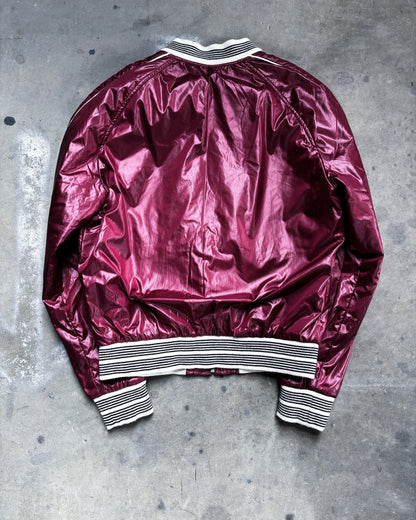 S/S19 RED NYLON TEDDY BOMBER