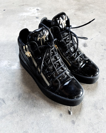PATENT LEATHER KRISS HIGH TOPS